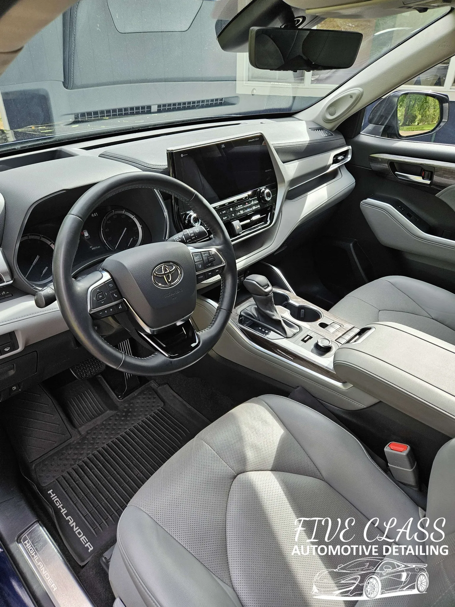 Professional interior detailing results